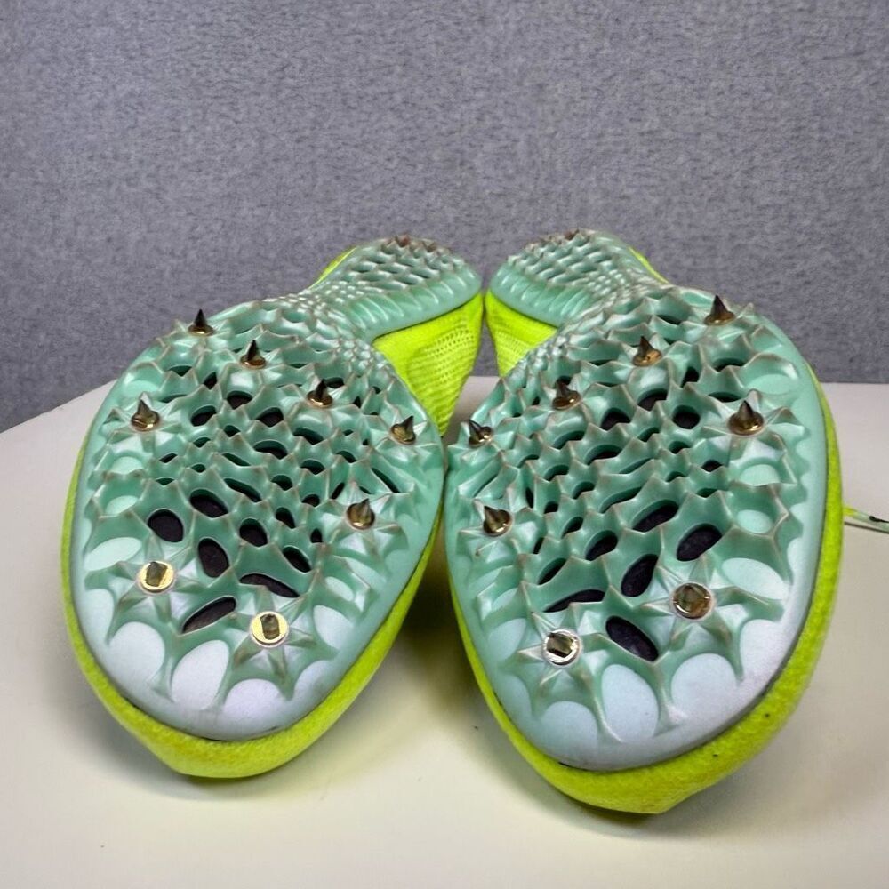 New Nike Zoom Superfly Elite 2 Track Cleats Men's Size 12.5 Green DR9923-700 - Picture 7 of 13